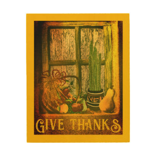 Southwest Bounty Inspirational Thanksgiving Wood Wall Art
