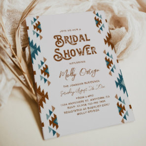 Southwest Bridal Shower Invitation | Western