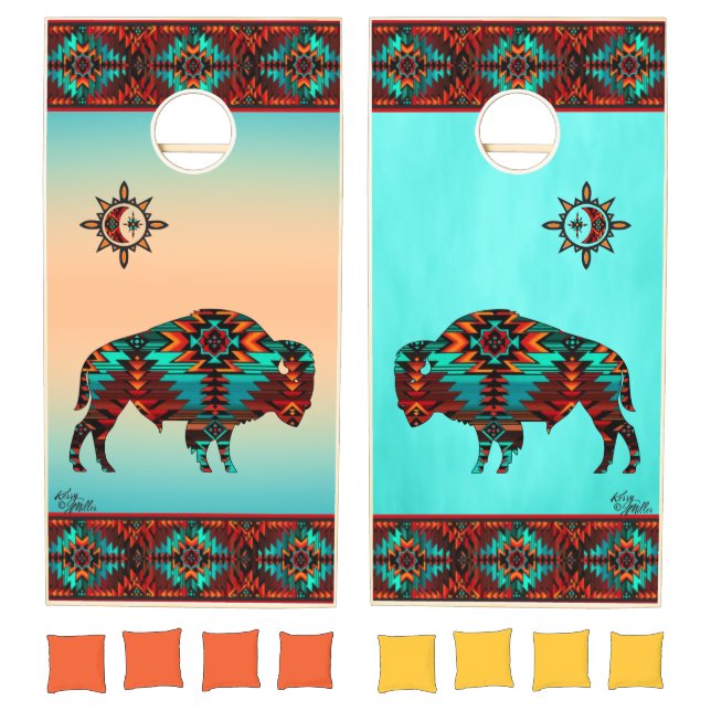 Southwest Buffalo Cornhole Set (Set)