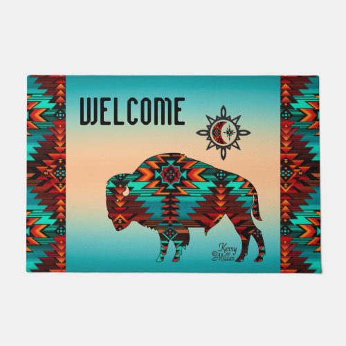 Southwest Buffalo Doormat