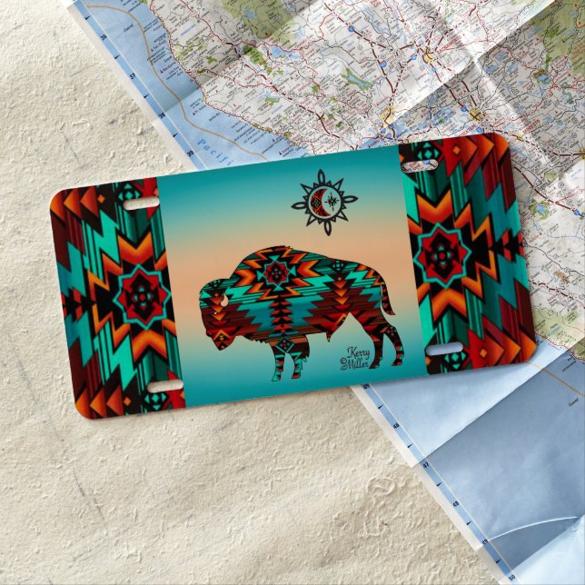 Southwest Buffalo License Plate (In Situ)