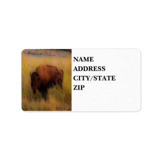 'Southwest Buffalo of the Prarie' Label