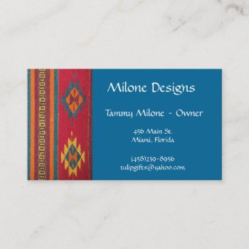 Southwest Business Card by Lilleaf at Zazzle