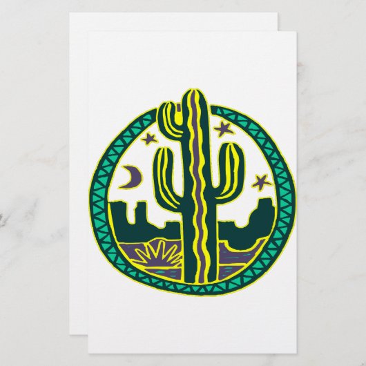 Southwest Cactus (Front/Back)