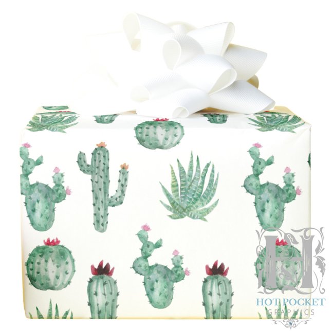 Southwest Cactus Gift Wrapping Paper (Creator Uploaded)