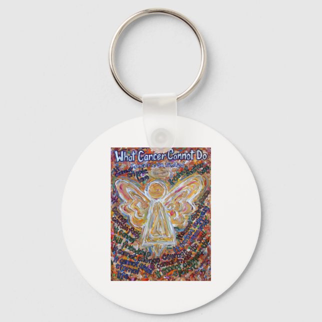 Southwest Cancer Angel Keychain (Front)