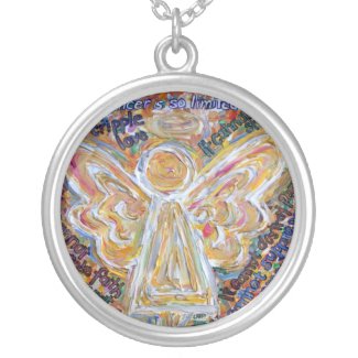 Southwest Cancer Angel Necklace Jewelry