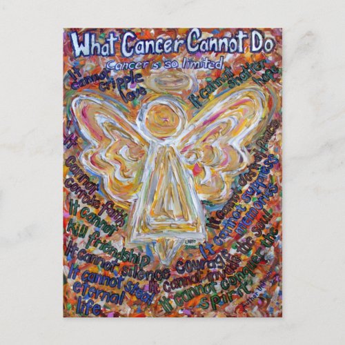 Southwest Cancer Cannot Do Angel Postcards or Card