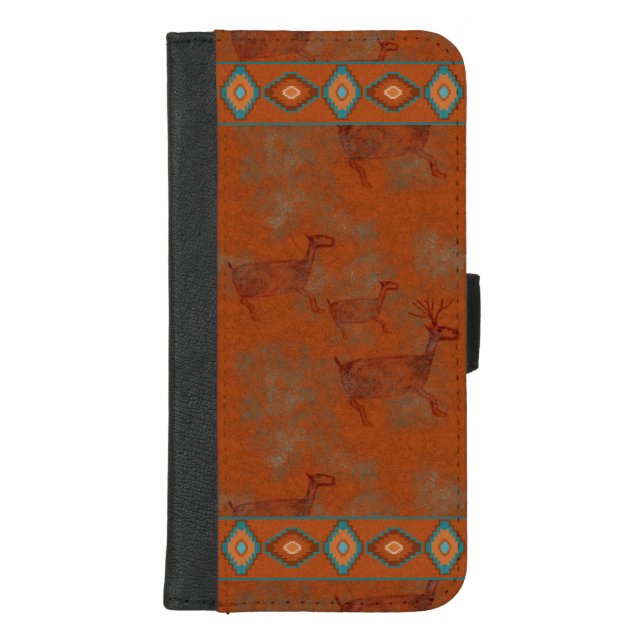 Southwest Canyons Deer iPhone Wallet Case (Front)