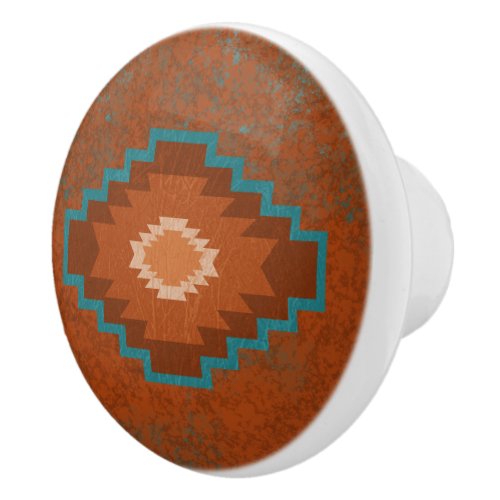 Southwest Canyons Diamond Ceramic Knob