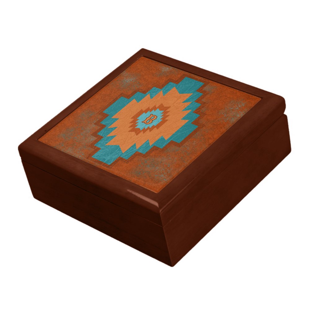 Southwest Canyons Diamond Personalized Jewelry Box