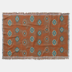 Southwest Canyons Diamond Throw Blanket