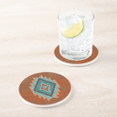 Southwest Canyons Diamonds Drink Coaster