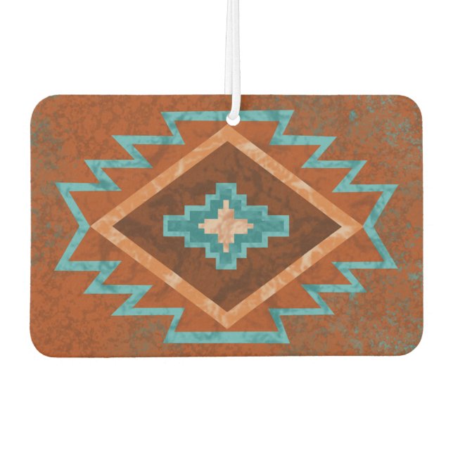 Southwest Canyons Geometric Diamond Design Air Freshener (Front)