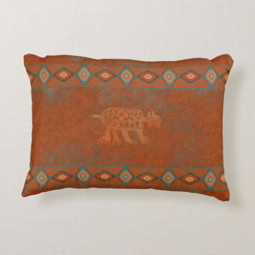 Southwest Canyons Petroglyphs Decorative Pillow