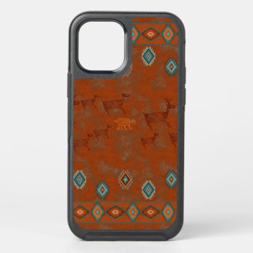 Southwest Canyons Petroglyphs Painting OtterBox Symmetry iPhone 12 Case