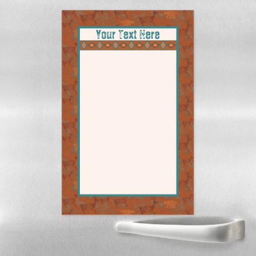 Southwest Canyons Petroglyphs Personalized Magnetic Dry Erase Sheet