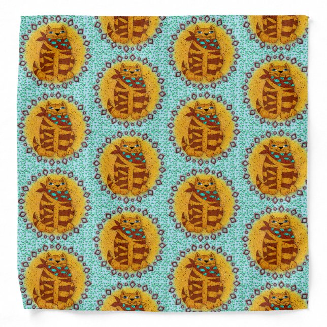 Southwest Cat Bandana (Front)