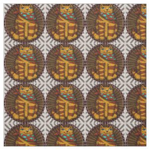 Southwest Cat Fabric