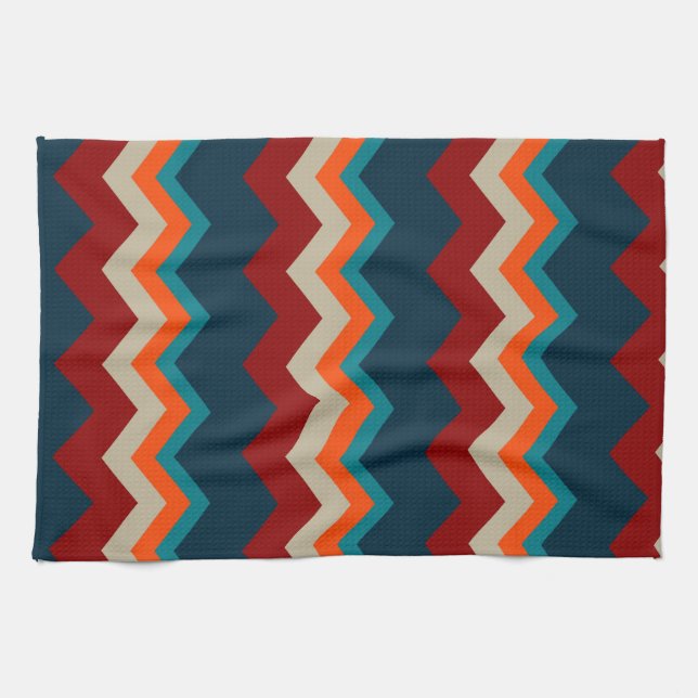 Southwest Chevron Kitchen Towel (Horizontal)