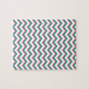 Southwest Chevron Pattern Jigsaw Puzzle