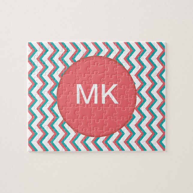 Southwest Chevron Pattern Jigsaw Puzzle (Horizontal)