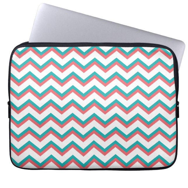 Southwest Chevron Pattern Laptop Sleeve (Front)