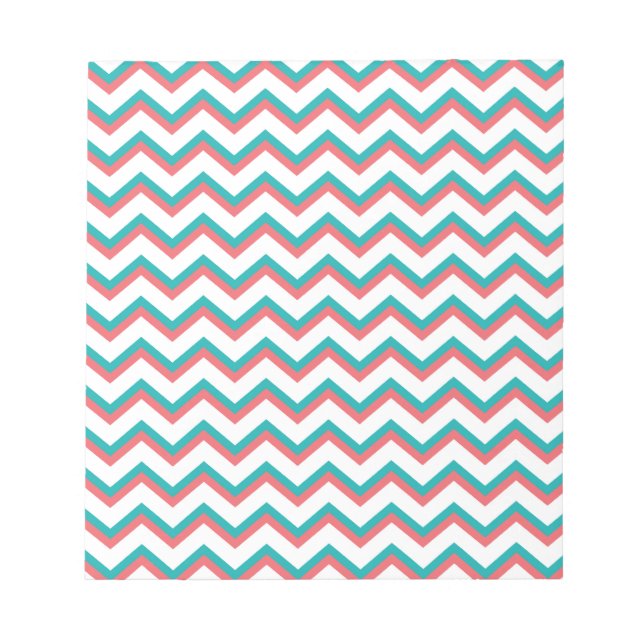 Southwest Chevron Pattern Notepad (Front)