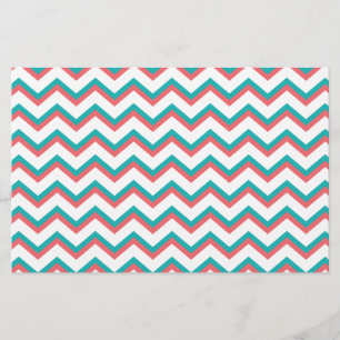 Southwest Chevron Pattern Stationery