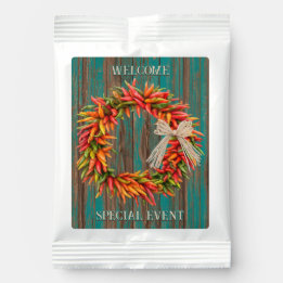 Southwest Chile Pepper Wreath Personalized Lemonade Drink Mix