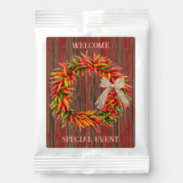 Southwest Chile Pepper Wreath Personalized Margarita Drink Mix