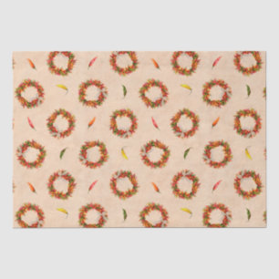 Southwest Chile Ristra Wreath Christmas Holiday Tissue Paper