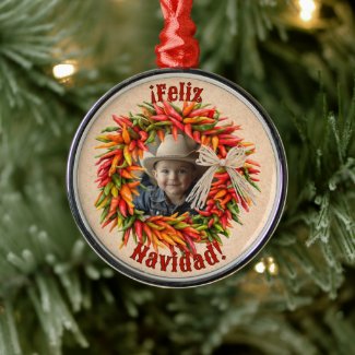 Southwest Chile Ristra Wreath Personalized