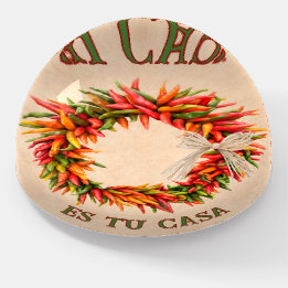 Southwest Chile Ristra Wreath Personalized Paperweight