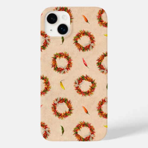 Southwest Chile Ristra Wreaths All Over Pattern Case_Mate iPhone 14 Plus Case