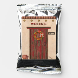 Southwest Chile Wreath on Door Personalized Coffee Drink Mix