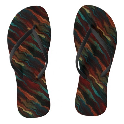 Southwest Color Blend Flip Flops