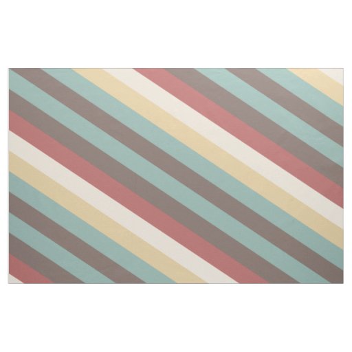 Southwest Color Diagonal Stripes Pattern Fabric