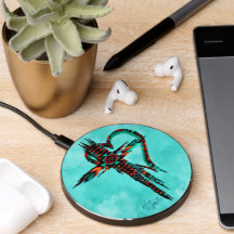 Southwest Cross And Heart Wireless Charger