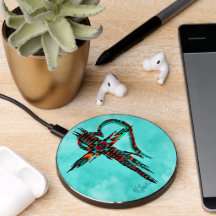 Southwest Cross And Heart Wireless Charger