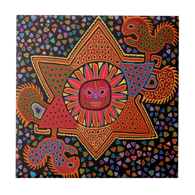 Southwest Del Sol Ceramic Tile (Front)