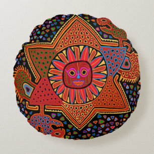 Southwest Del Sol Round Pillow