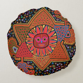 Southwest Del Sol Round Pillow