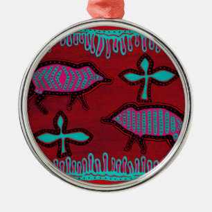 Southwest Desert Animals Metal Ornament