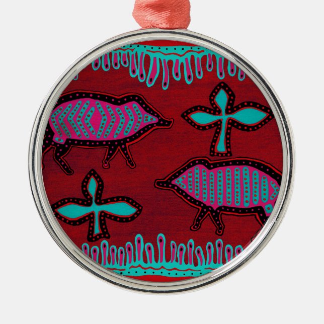 Southwest Desert Animals Metal Ornament (Front)