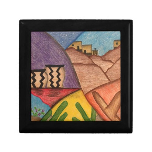 Southwest Desert Arizona Cactus  Gift Box