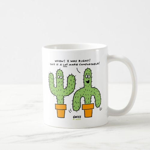 Southwest Desert Cactus Cartoon Funny Mug