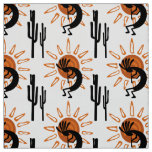 Southwest Desert Kokopelli Sun Fabric