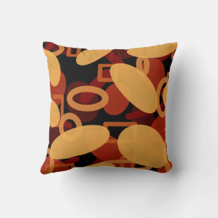 Southwest Desert Landscape Colors Abstract Art Throw Pillow