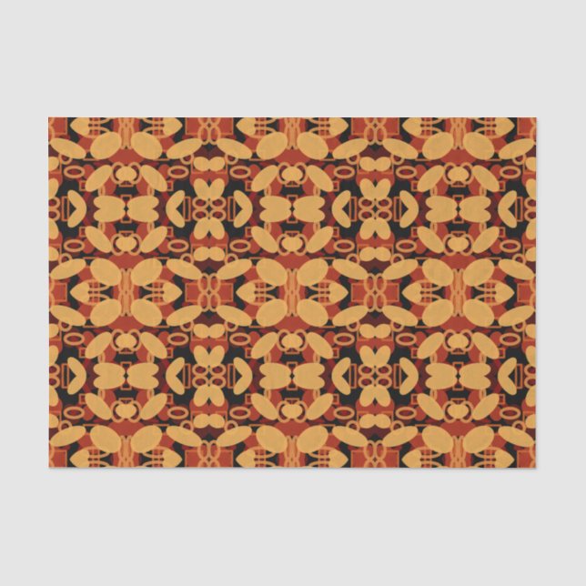 Southwest Desert Landscape Colors Abstract Art Tissue Paper (Front)